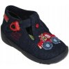 Befado detské papuče Sponky modré veľkosť 18