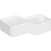 Geberit Bambini - Dvojumývadlo pre deti, 90x39 cm, pravé, bez prepadu, bez otvoru na batériu, alpská biela 502.974.00.2