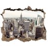 Fototapeta díra na zeď 3D New york 95x64 cm