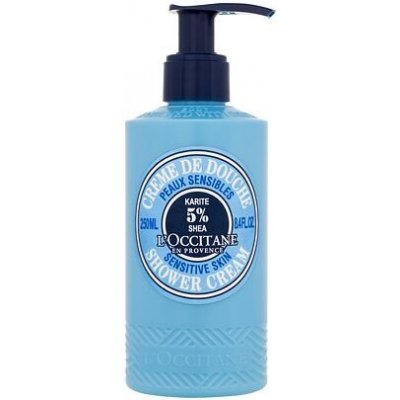 L'Occitane Shea Body Shower Cream Sensitive Skin sprchový krém s bambuckým máslem pro citlivou pokožku 250 ml