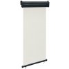 vidaXL Bočná markíza na balkón 100x250 cm, krémová