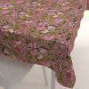 Biante Bavlnený obdĺžnikový obrus Sandra SA-554 Ruže a hortenzie na hnedom 120x140 cm