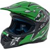 Ramiz Detská prilba na motorku S – zelená