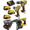 Sada kombo 3x5,0 Ah, 2 kufre TStak DeWalt [DCK368P3T-QW]