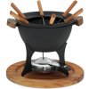 KELA KELA Fondue set COUNTRY 11-dielny liatina / drevo KL-16644 (KL-16644)