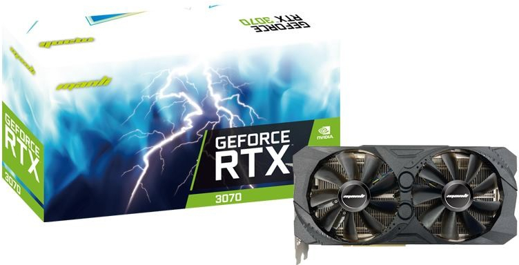 Manli GeForce RTX 3070 8GB GDDR6 M-NRTX3070G/6RGHPPP-M2479 od 740