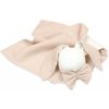 Baby Nellys mušelínový maznáčik prítulníček Nature Zajačik béžový/smotanový