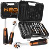 NEO TOOLS Nástrčné Kľúče 73 ks - 1/2 1/4