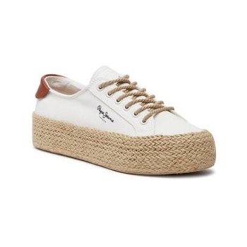 Pepe Jeans Espadrilky PLS10412 biela