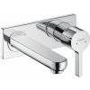 Hansgrohe Metris S Páková umývadlová batéria pod omietku 165 mm, chróm, 31162000