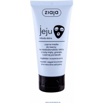 Ziaja Jeju Black Face Mask 50 ml