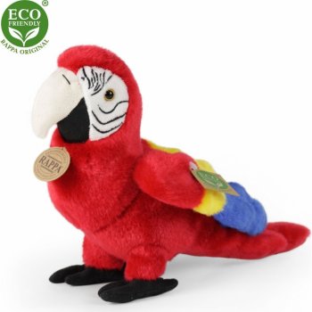 Rappa papoušek červený Ara Arakanga 24 cm
