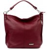 Dámská kabelka MiaMore 01-053 DOLLARO bordó