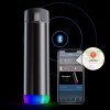 HidrateSpark – nerezová múdra fľaša so slamkou, 620 ml, Bluetooth tracker, nerezová HI-007-011