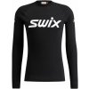 Pánske funkčné tričko Swix RaceX Classic Long Sleeve M čierna XL