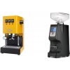 Gaggia New Classic E24 BC, yellow + Eureka Atom 60, black