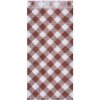 Wimex Papierové vrecko Karo 9+2,5 x 20 cm na párok v rožku (300 ks)