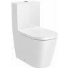 Roca Inspira WC kombi misa, Vario odpad, Rimless, biela A342526000