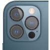 AppleKing tvrdené sklo s trblietavými rámčekmi na ochranu šošoviek fotoaparátu pre iPhone 12 Pro - čierne - možnosť vrátiť tovar ZADARMO do 30tich dní