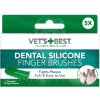 Vet's Best Finger Toothbrush zubná kefka na prst pre psov silikón 5 ks