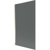 Mexen Next L, 1-krídlová vaňová zástena 100 x 150 cm, 6mm šedé sklo, zlatý lesklý profil, 895-100-000-03-40-50