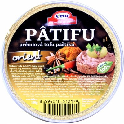 VETO ECO PATIFU ​​ Paštéta orient 100 g