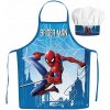 Chlapčenská zástera s čiapkou Spiderman Skyline