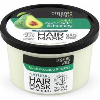Organic Shop maska na vlasy Avokádo a Med 250 ml