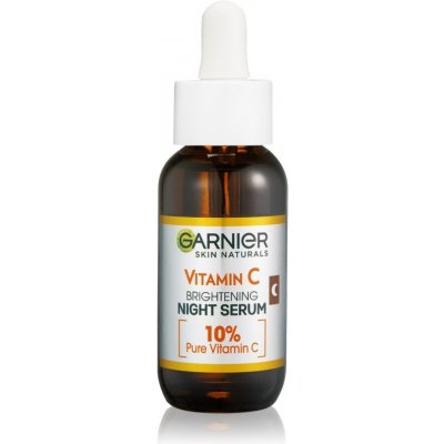 Garnier Skin Naturals Vitamin C rozjasňujúce nočné sérum s 10 % čistým vitamínom C 30 ml
