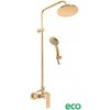 Sprchový systém RAV SLEZÁK Nil so sprchovacím setom zlatá kartáčovaná NL182.5/7ZK