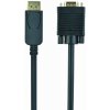 GEM Gembird CCP-DPM-VGAM-6 adaptér na video kábel 1,8 m VGA (D-Sub) DisplayPort Čierna