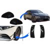 KITT Mirror Cover with Side Vents Front Bumper suitable for Mercedes A-Class W177 (05.2018-up) V177 (09.2018-up) Night Package Look
