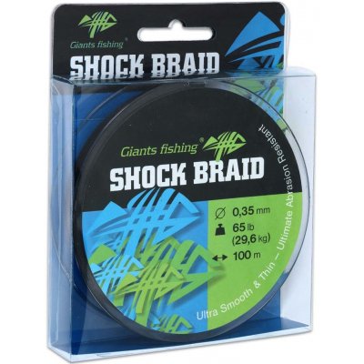 Giants fishing šnúra Shock Braid Green 100m 0,29mm 50lb