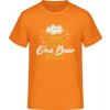 E190 Tričko - Dizajn - Ešte jedno pivo - Oranžová - M - Pánske
