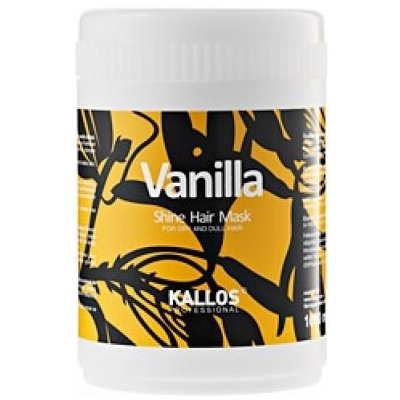 Kallos Vanilla Shine Hair Mask 1000ml - maska \u200b\u200bpre suché pre matné vlasy