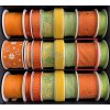 Nekupto Látková stuha oranžová s ornamentmi 2 m x 40 mm