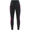 Craft ADV Essence Tights 2 kalhoty dámské Barva: černá s růžovou, Velikost: XS