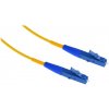 XtendLan FO patch LC-LC 0.5m 9/125, simplex, ultraflexibilní G.657.A1, LS0H, průměr 2mm, krátký vývod