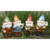 PROGARDEN Záhradný trpaslík porcelán 27 cm zelená čiapka KO-252214150zele