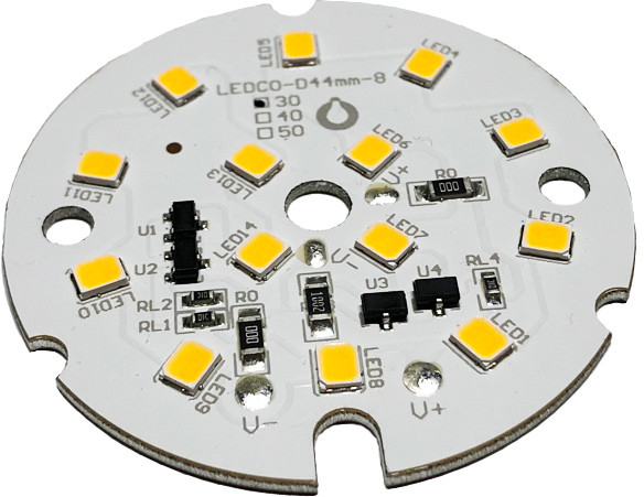 Ledco LED modul d 44mm, 24V DC, 5.7W, 780lm, 3000K, CRI 80+, 120°
