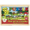 Teddies Puzzle Moje první zvířátka v krabičce