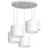 Luminex | Luster na lanku ARDEN 5xE27/60W/230V biela | LU3431