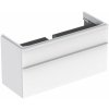 Geberit Smyle Square skrinka 118.4x47x61.7 cm závesná kúpeľňová skrinka pod umývadlo biela 500.355.00.1
