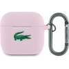 Lacoste Liquid Silicone Croc Logo puzdro pre AirPods 4, ružové 57983127818