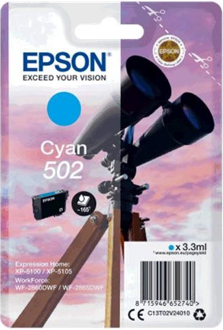 Epson 502 Cyan - originálny