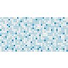 GRACE 3D PVC obklad Mosaic Blue 96x48 cm - modrá mozaika 1 ks