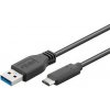 PremiumCord USB-A na USB-C 3.2 - 15 cm, ku31ca015bk