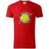 Tenisová loptička v triku - Tričko z organickej bavlny - XL ( Červená )