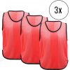 Cawila | Cawila Trainingsleibchen UNI 3er Set | červená| SeniorXL