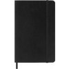 Moleskine 12 Monate Monats Notizkalender 2024, P/A6, 1 Mo = 2 Seiten, Linierte Seiten, Soft Cover, Schwarz